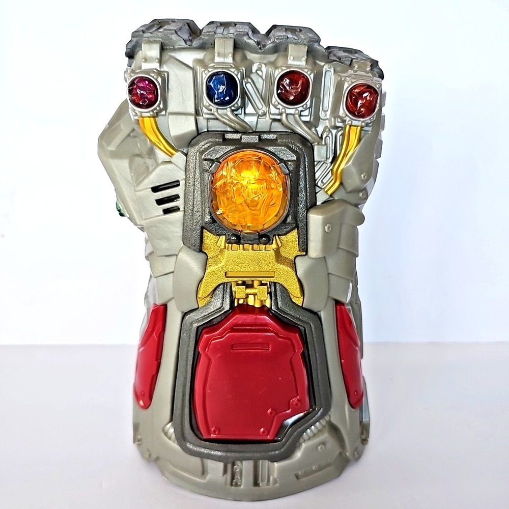 Marvel Avengers Endgame Nano Gauntlet Electronic Light Up Toy Iron Man Cosplay‎